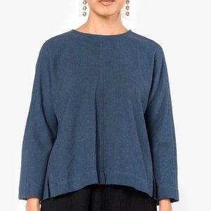 Black Crane open back top in Midnight